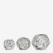Snowball ljuslykta 3-pack