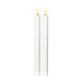 LED Antikljus 2-pack Flamme Rustic 25 cm