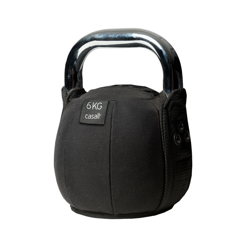 Kettlebell Soft, 6 kg, Black