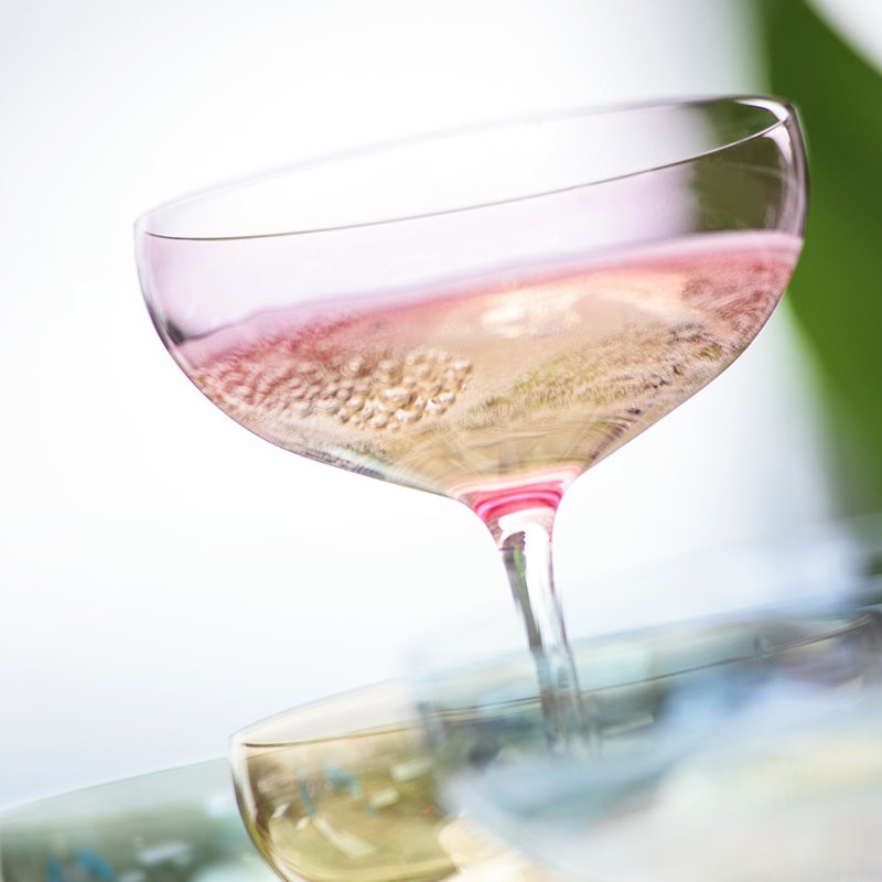 Happy Champagneglas