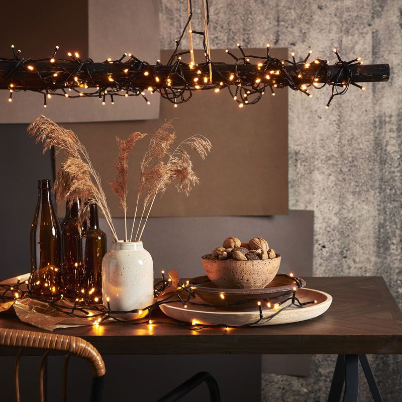 LED Ljusslinga Golden Warm White 24 m