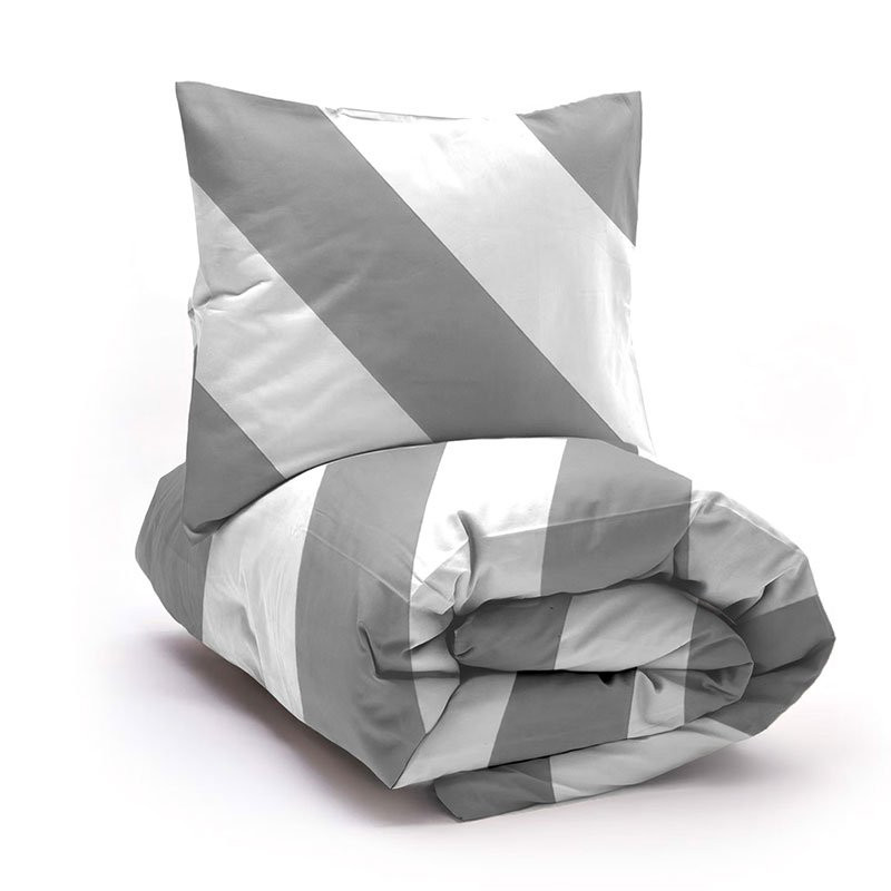 Bäddset 4-del Jolie Grå rand