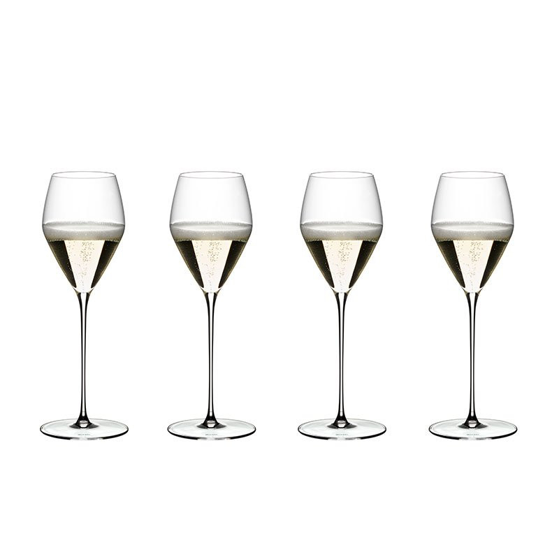 Champagneglas Veloce 4-pack