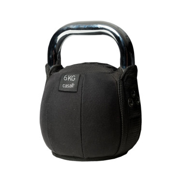 Kettlebell Soft, 6 kg, Black