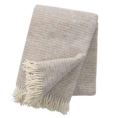 Ullpläd Ralph Naturligt Beige