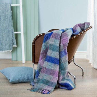 Ullpläd Gotland Multi Pastell
