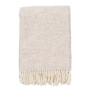 Ullpläd Preppy Beige