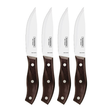 Churrasco Knivset 4 delar Brun