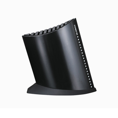 Knivblock svart 9+1