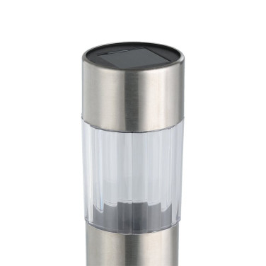 LED Solcellspollare 5-pack svart
