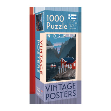 Pussel Vintage Norway 1000 pcs